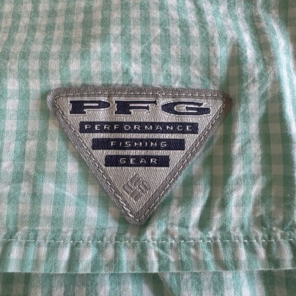 Columbia Shirt Men's XXL PFG Performance Fishing Gear Super Bonehead Plaid Polo - Picture 3 of 11